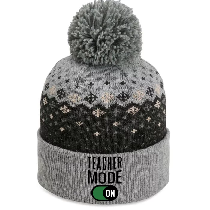 Teacher Mode On The Baniff Cuffed Pom Beanie