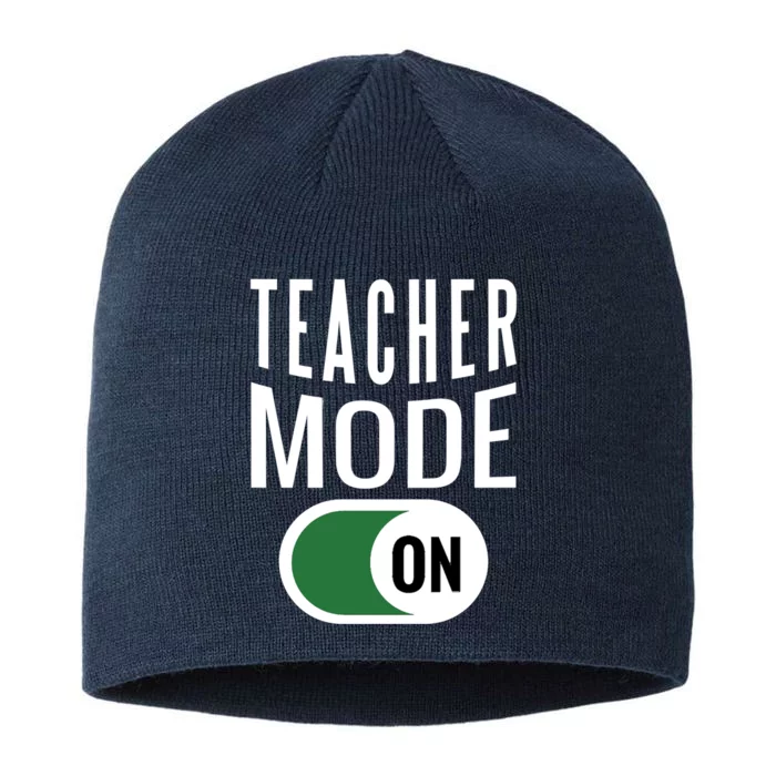 Teacher Mode On 8 1/2in Sustainable Knit Beanie