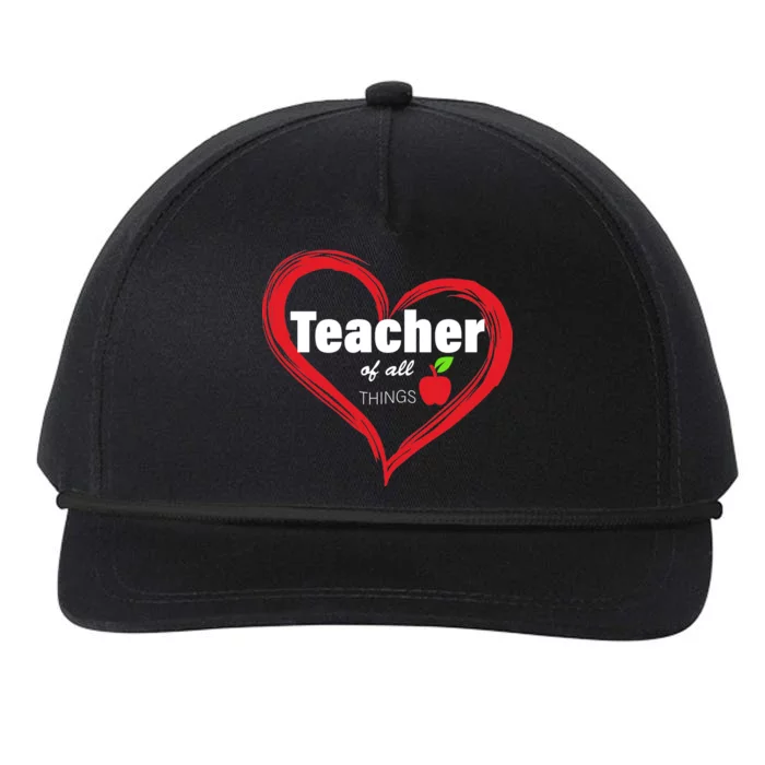 Teacher Of All Things Snapback Five-Panel Rope Hat