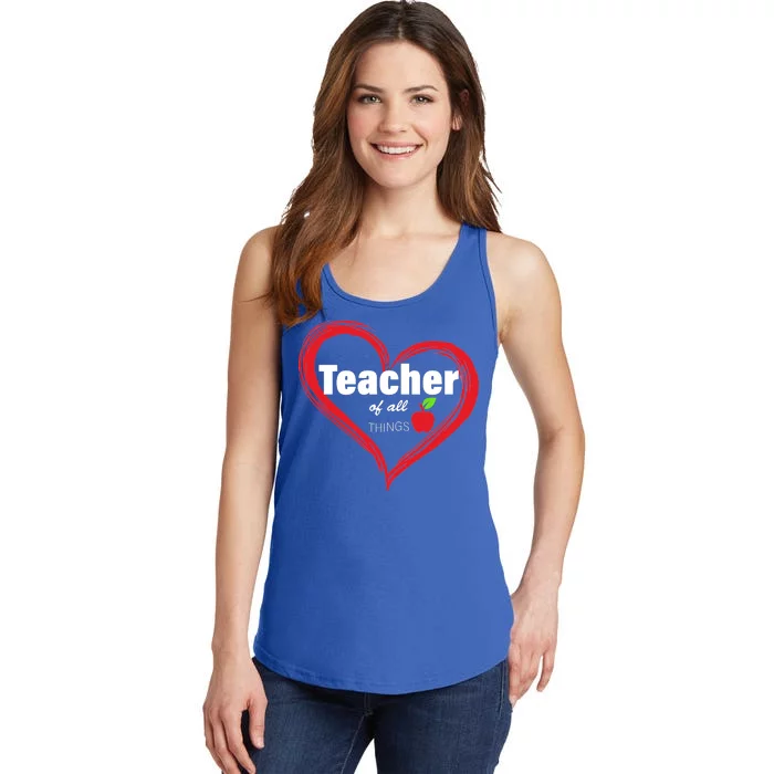 Teacher Of All Things Ladies Essential Tank