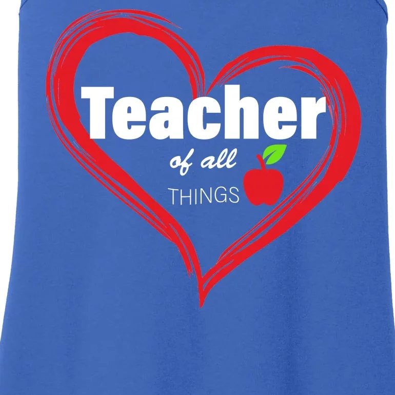 Teacher Of All Things Ladies Essential Tank