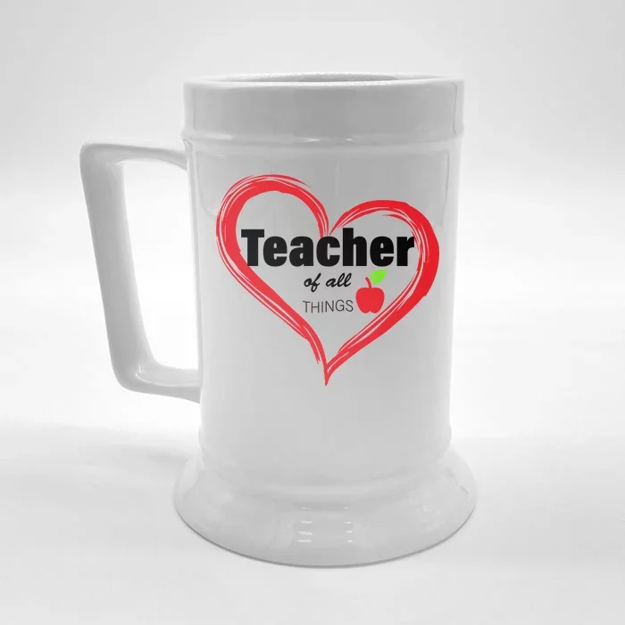 Teacher Of All Things Front & Back Beer Stein