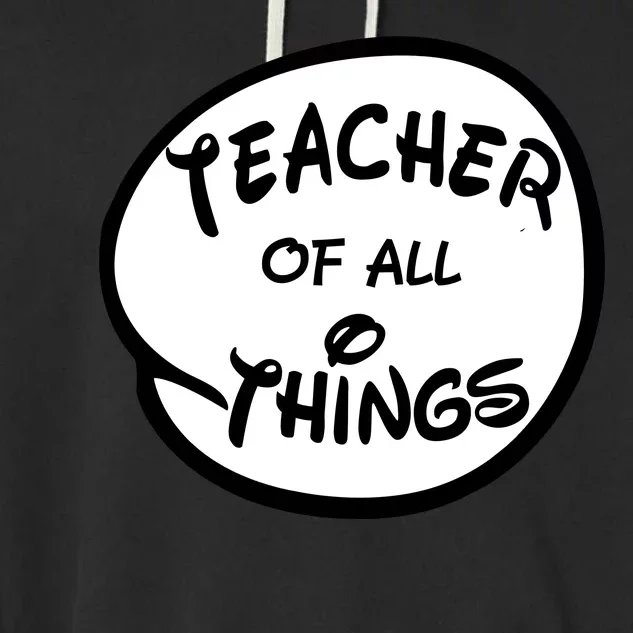 Teacher of all Things Emblem Garment-Dyed Fleece Hoodie