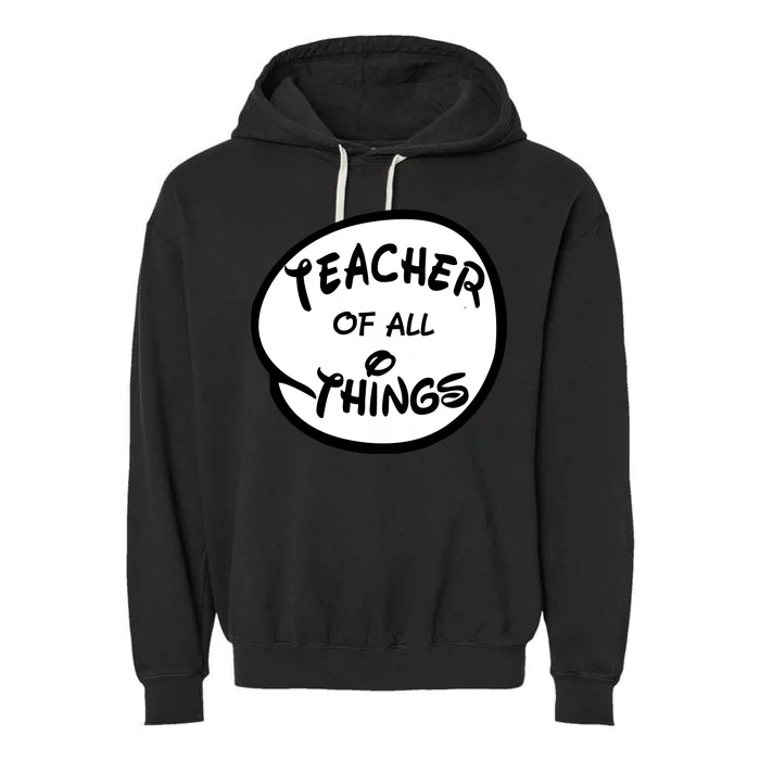 Teacher of all Things Emblem Garment-Dyed Fleece Hoodie