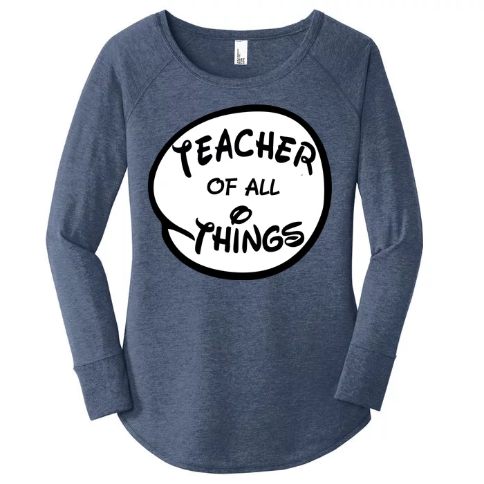 Teacher of all Things Emblem Women's Perfect Tri Tunic Long Sleeve Shirt