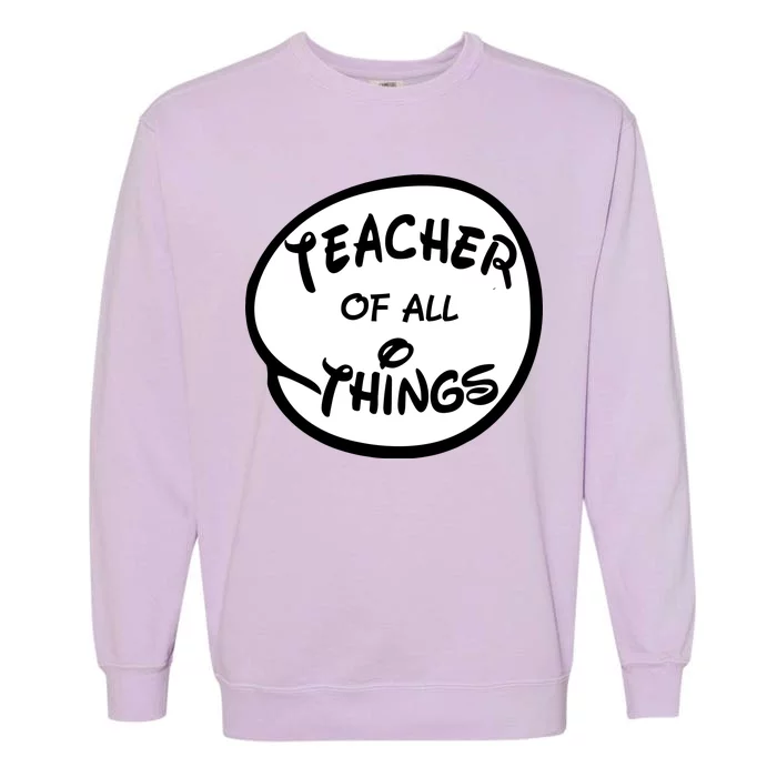 Teacher of all Things Emblem Garment-Dyed Sweatshirt