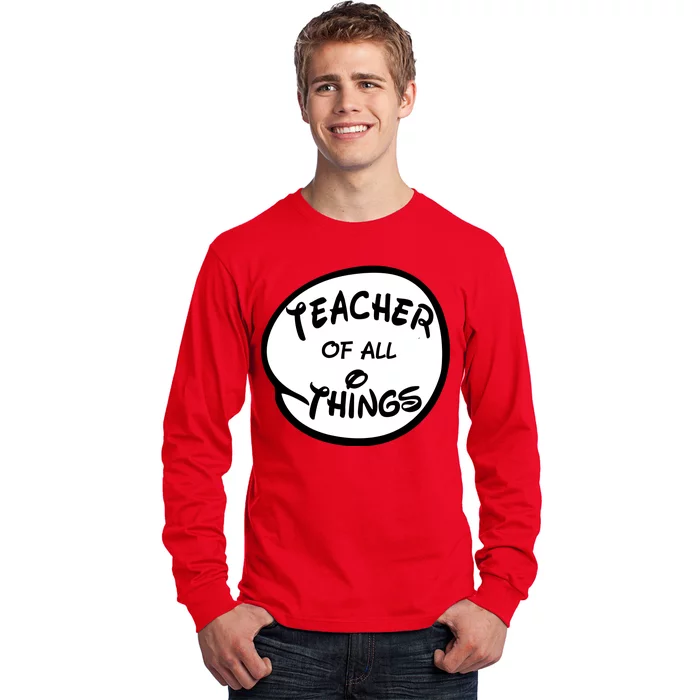 Teacher of all Things Emblem Long Sleeve Shirt