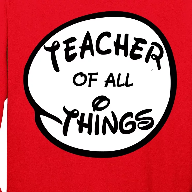 Teacher of all Things Emblem Long Sleeve Shirt