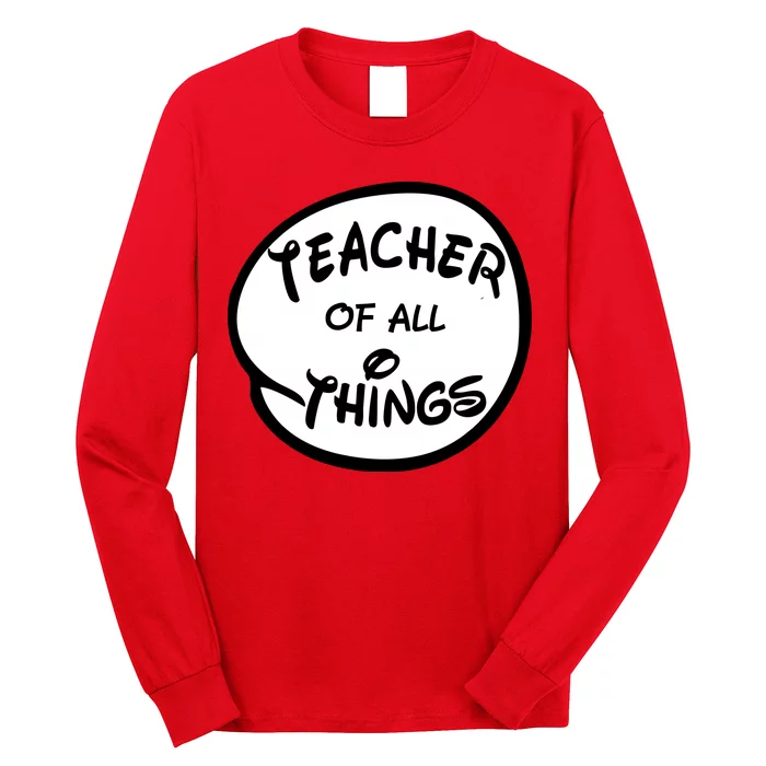 Teacher of all Things Emblem Long Sleeve Shirt