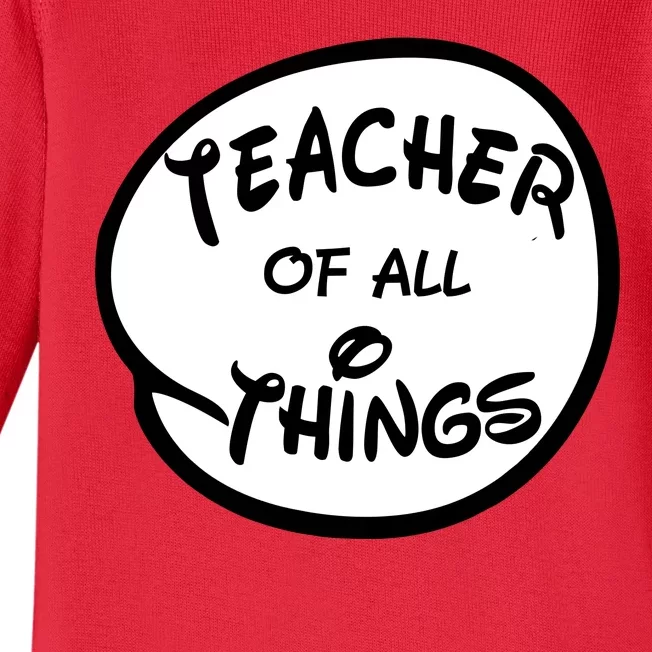 Teacher of all Things Emblem Baby Long Sleeve Bodysuit