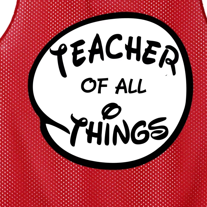 Teacher of all Things Emblem Mesh Reversible Basketball Jersey Tank