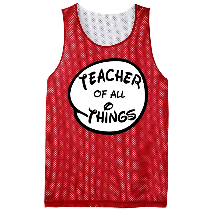 Teacher of all Things Emblem Mesh Reversible Basketball Jersey Tank