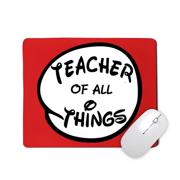 Teacher of all Things Emblem Mousepad