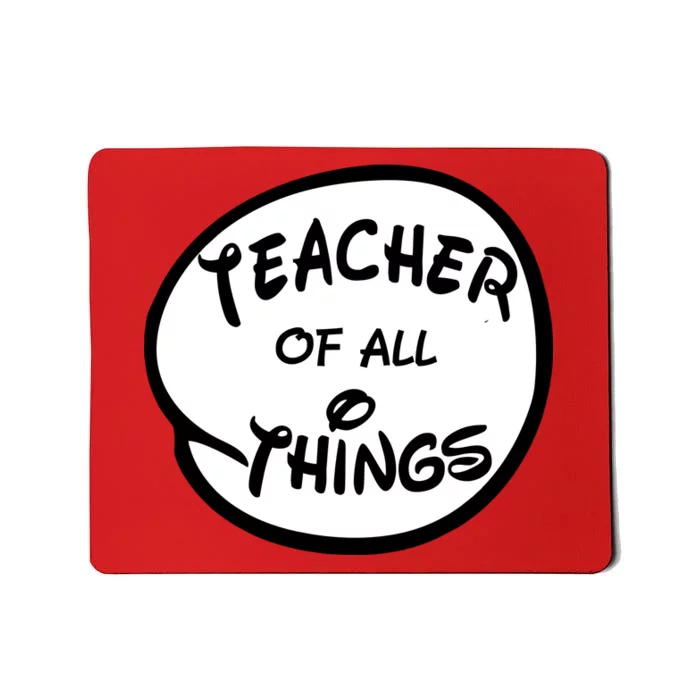 Teacher of all Things Emblem Mousepad