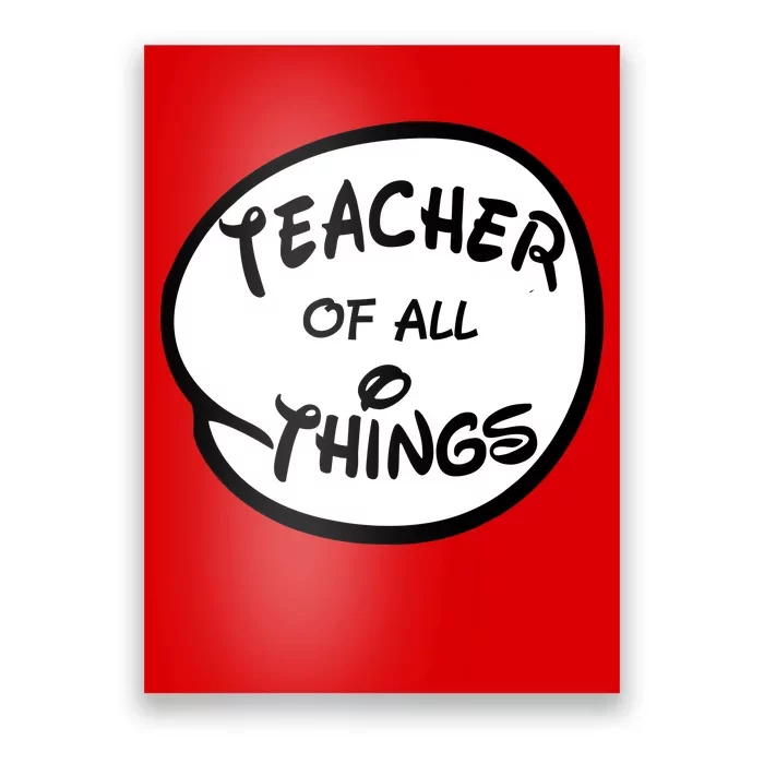 Teacher of all Things Emblem Poster