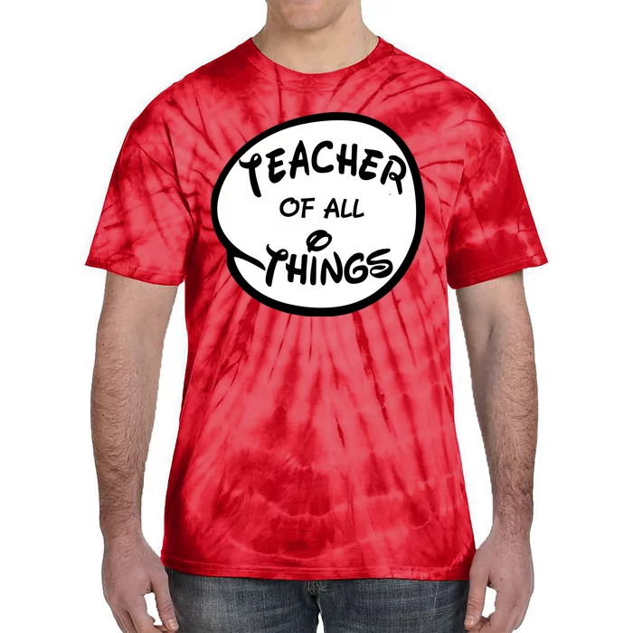 Teacher of all Things Emblem Tie-Dye T-Shirt