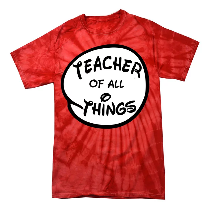 Teacher of all Things Emblem Tie-Dye T-Shirt