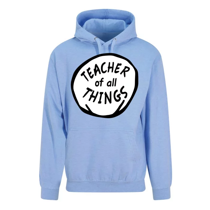 Teacher of all Things School Teachers Thing Unisex Surf Hoodie