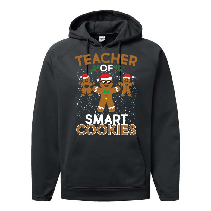 Teacher Of Smart Cookies Performance Fleece Hoodie