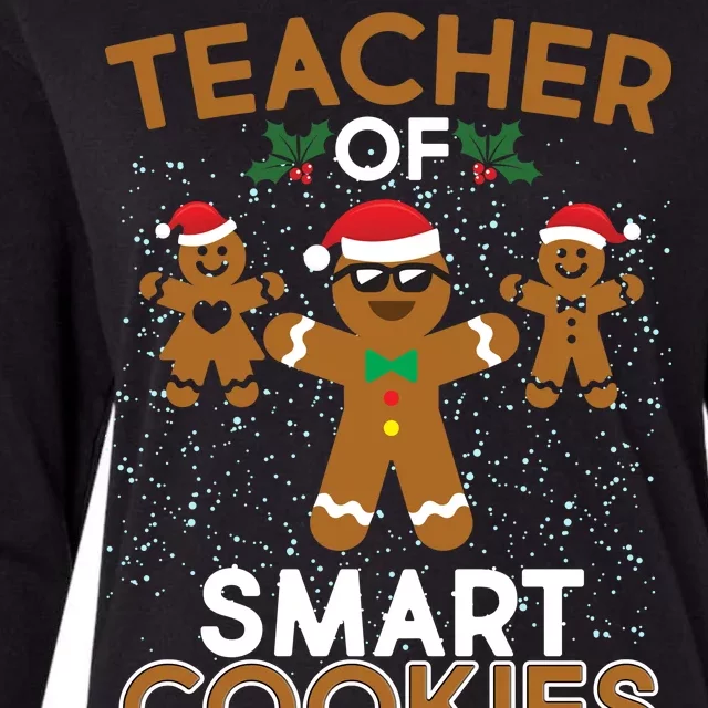 Teacher Of Smart Cookies Womens Cotton Relaxed Long Sleeve T-Shirt