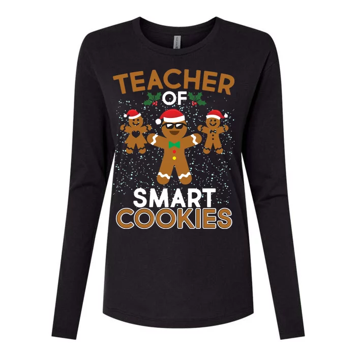 Teacher Of Smart Cookies Womens Cotton Relaxed Long Sleeve T-Shirt