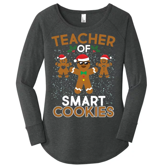 Teacher Of Smart Cookies Women's Perfect Tri Tunic Long Sleeve Shirt