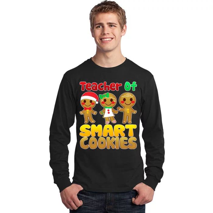 Teacher Of Smart Cookies Christmas Tall Long Sleeve T-Shirt