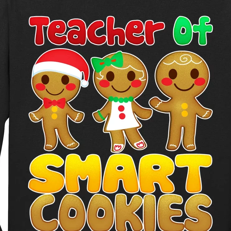 Teacher Of Smart Cookies Christmas Tall Long Sleeve T-Shirt