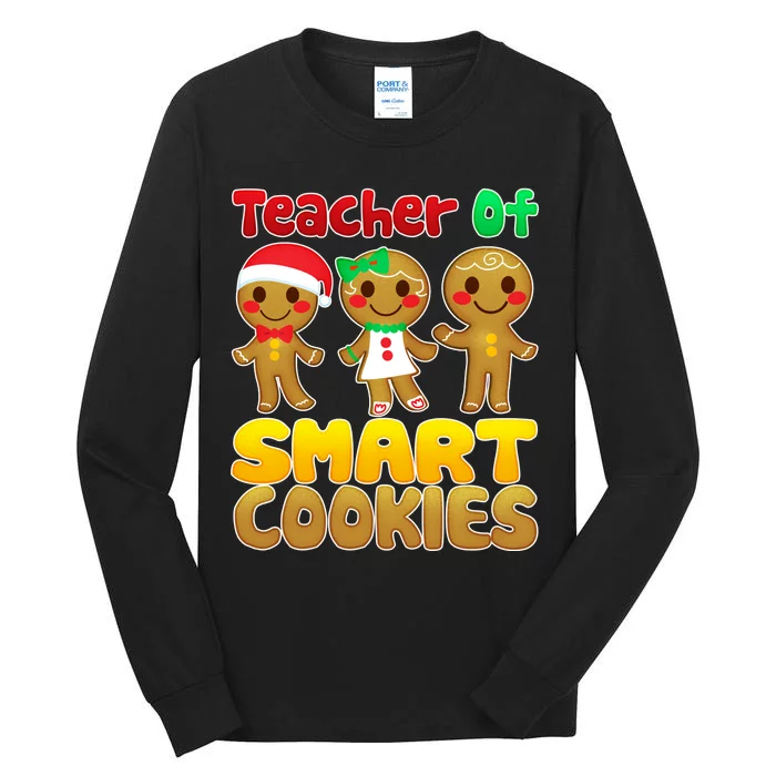 Teacher Of Smart Cookies Christmas Tall Long Sleeve T-Shirt