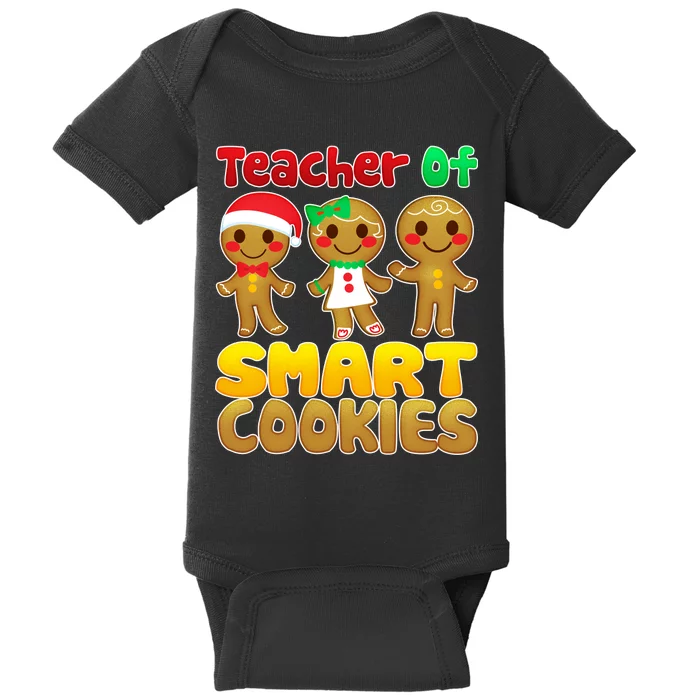 Teacher Of Smart Cookies Christmas Baby Bodysuit