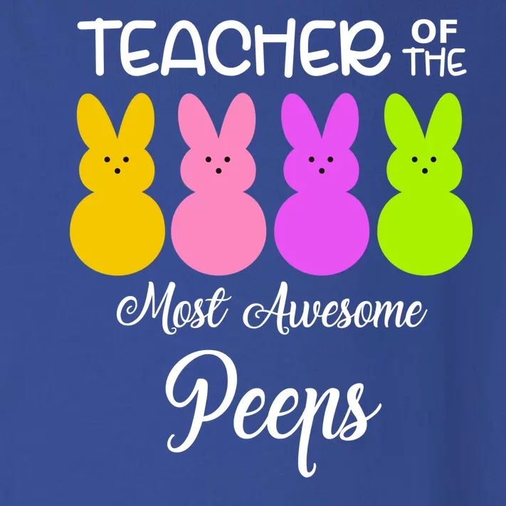 Teacher Of The Cutest Peeps Easter Bunny Toddler Long Sleeve Shirt