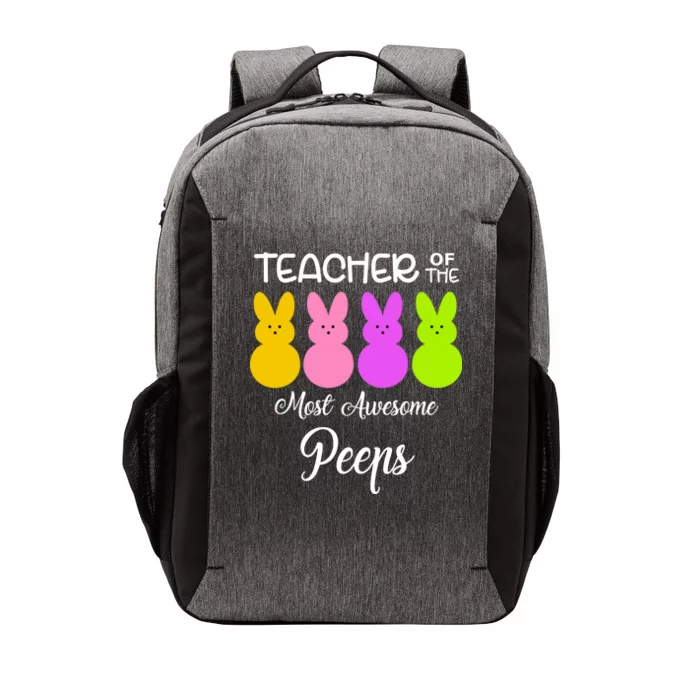 Teacher Of The Cutest Peeps Easter Bunny Vector Backpack