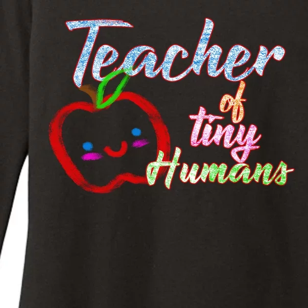 Teacher Of Tiny Humans Womens CVC Long Sleeve Shirt