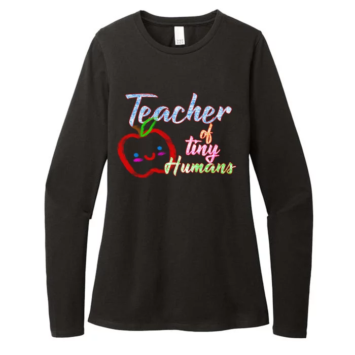 Teacher Of Tiny Humans Womens CVC Long Sleeve Shirt