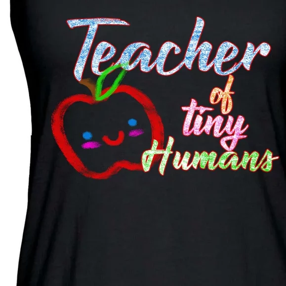 Teacher Of Tiny Humans Ladies Essential Flowy Tank