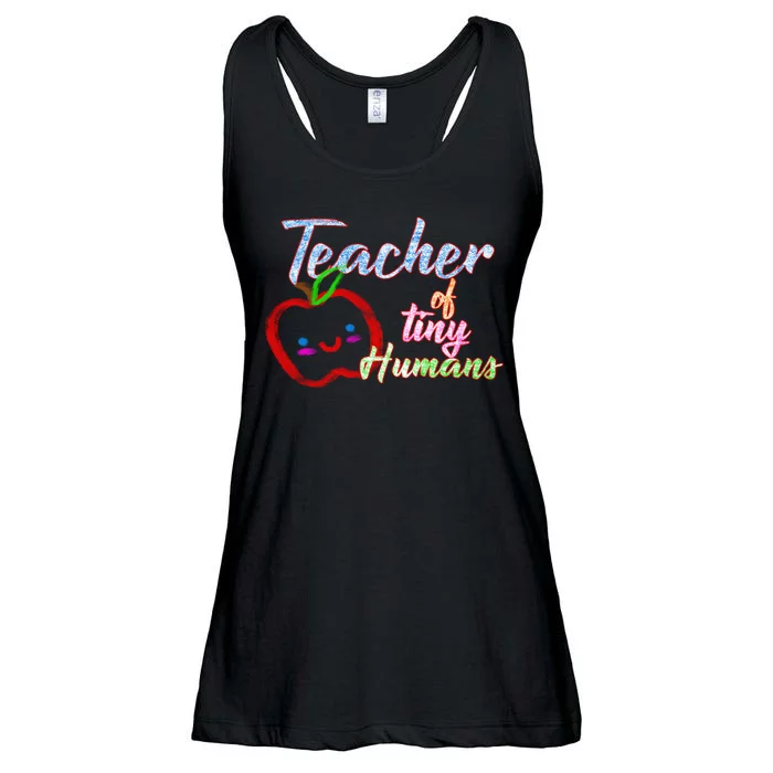 Teacher Of Tiny Humans Ladies Essential Flowy Tank