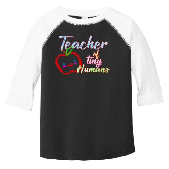 Teacher Of Tiny Humans Toddler Fine Jersey T-Shirt