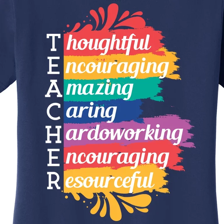 Teacher Rainbow Quote Women's T-Shirt