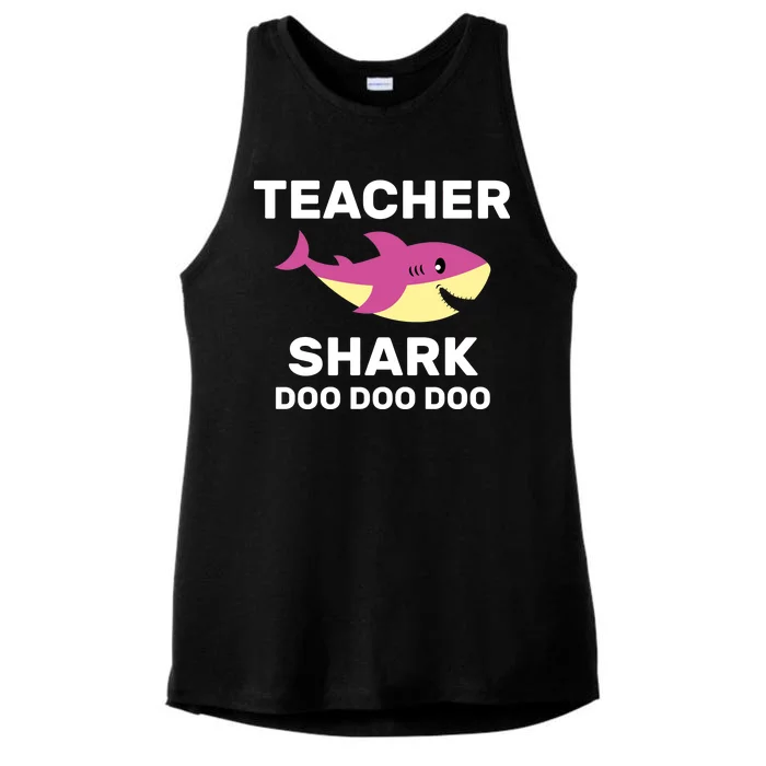 Teacher Shark Ladies Tri-Blend Wicking Tank