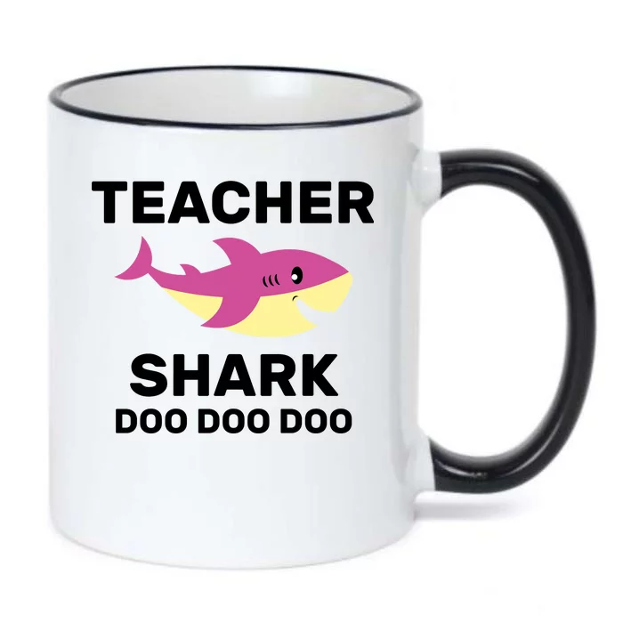 Teacher Shark Black Color Changing Mug