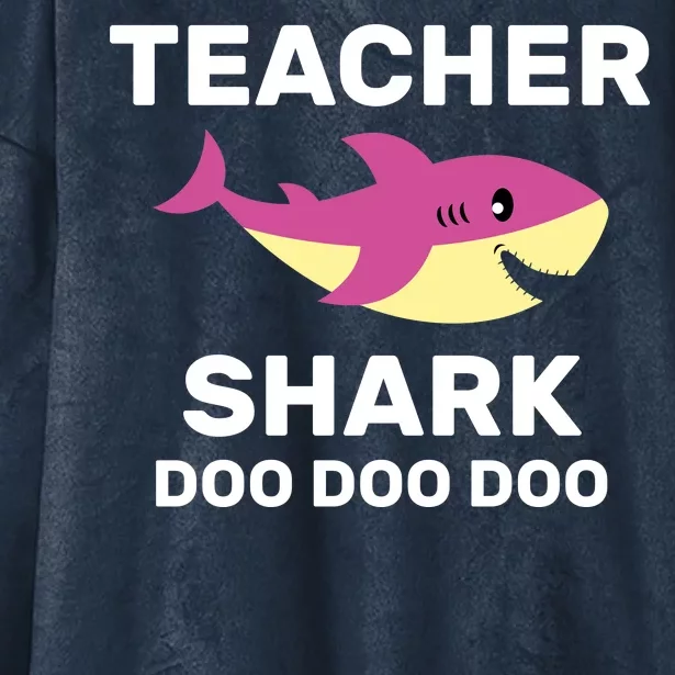 Teacher Shark Hooded Wearable Blanket