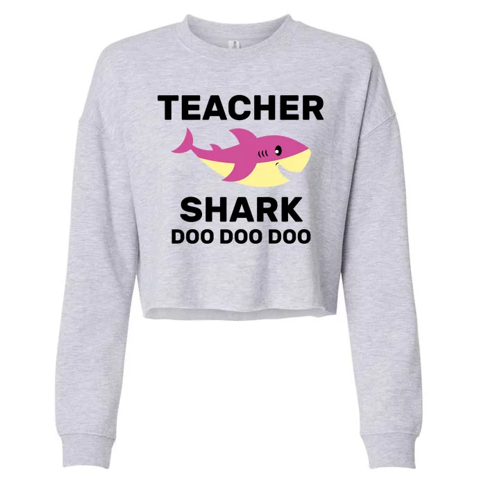 Teacher Shark Cropped Pullover Crew