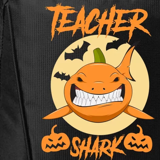 Teacher Shark Doo Boo Boo Pumpkin Halloween City Backpack