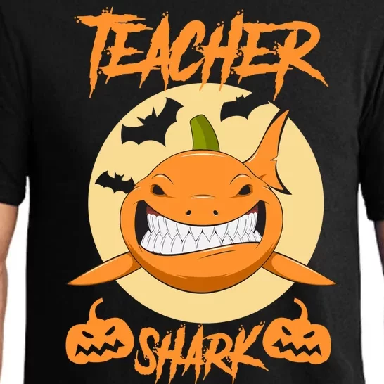 Teacher Shark Doo Boo Boo Pumpkin Halloween Pajama Set