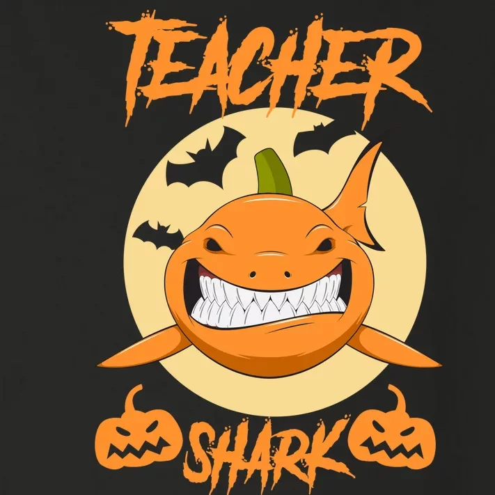 Teacher Shark Doo Boo Boo Pumpkin Halloween Toddler Long Sleeve Shirt