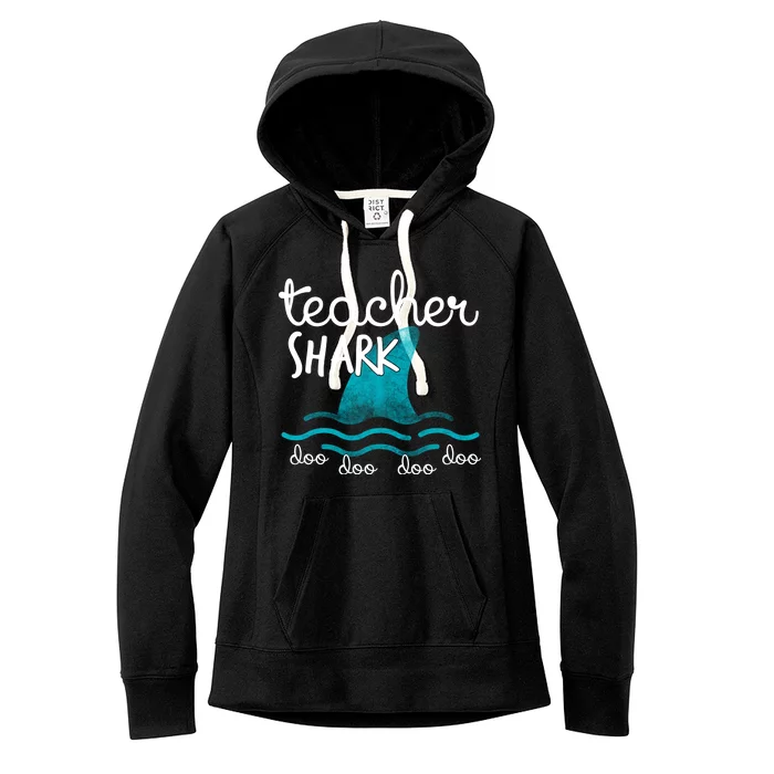 Teacher Shark Doo Doo Doo Women's Fleece Hoodie