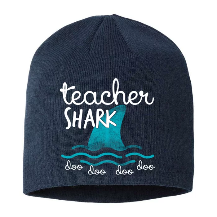 Teacher Shark Doo Doo Doo 8 1/2in Sustainable Knit Beanie