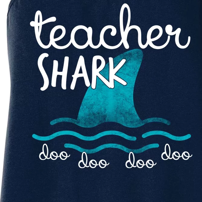 Teacher Shark Doo Doo Doo Women's Racerback Tank