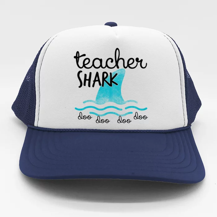 Teacher Shark Doo Doo Doo Trucker Hat