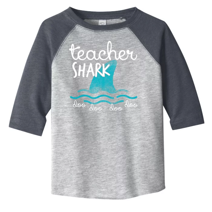 Teacher Shark Doo Doo Doo Toddler Fine Jersey T-Shirt